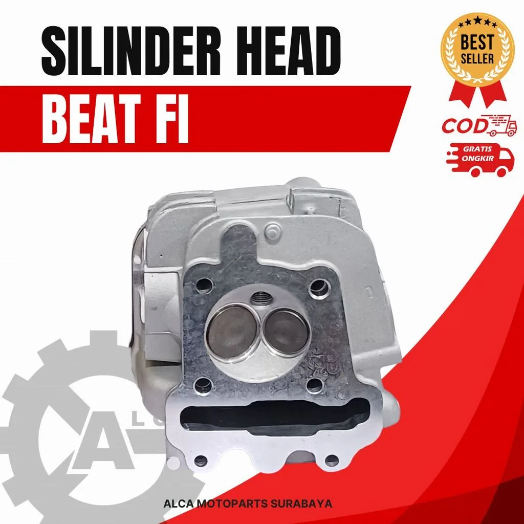 CYLINDER SILINDER HEAD KOP ATAS BEAT FI F1 STATER KASAR KZL K25