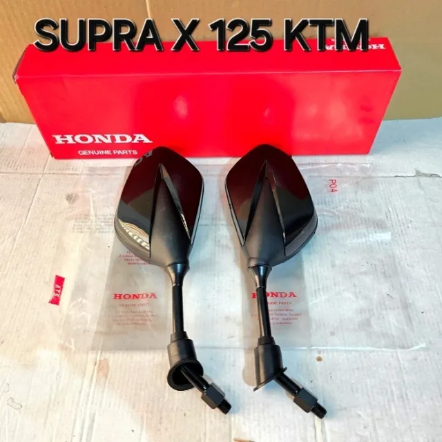 SPION MOTOR SUPRA X 125 KACA CEMBUNG 1 SET KIRI KANAN SEPASANG KTM