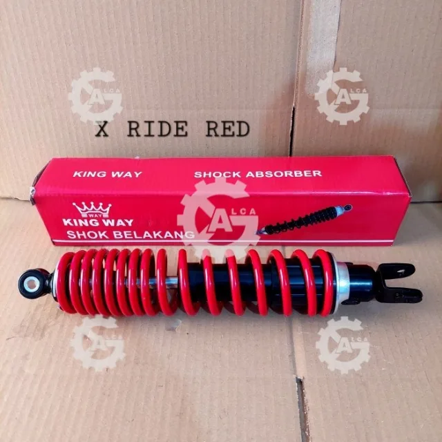 SKOK SHOCKBREAKER SHOCK BREAKER BELAKANG X RIDE XRIDE 115 125 MERAH RED
