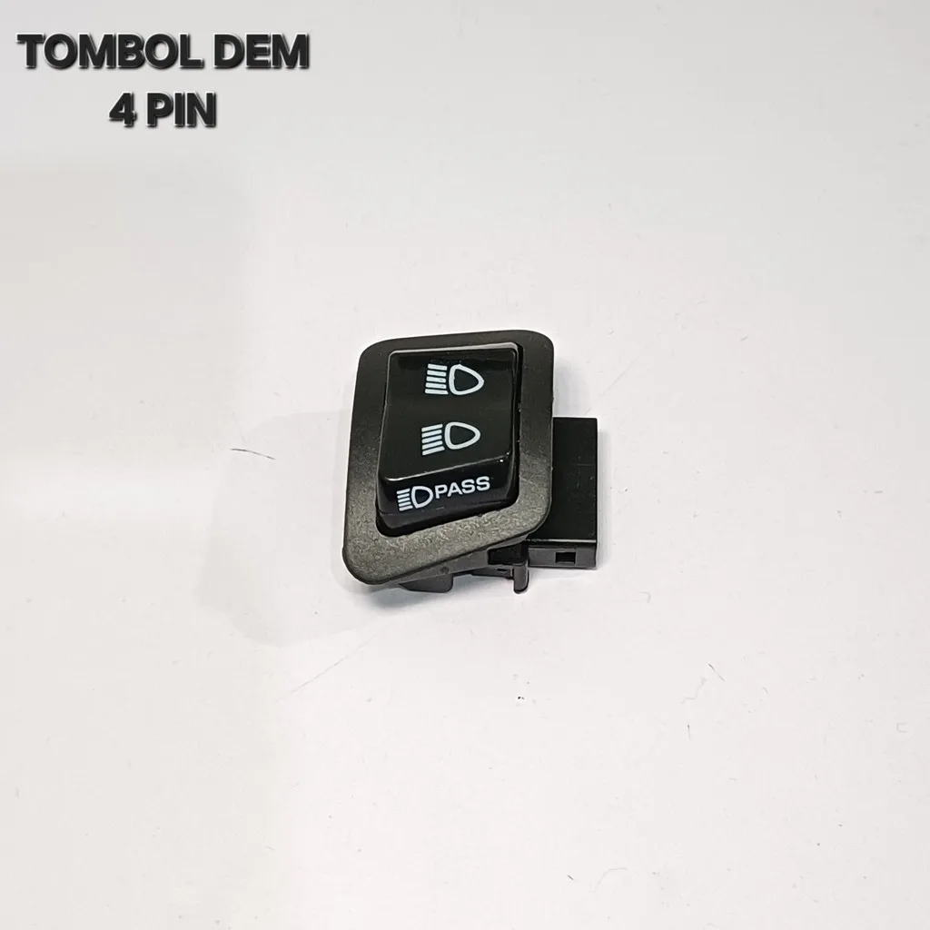 4 PIN SAKLAR TOMBOL DEM DIM PASS BEAM BEAT FI ESP POP LED STREET SCOOPY FI 4 PIN