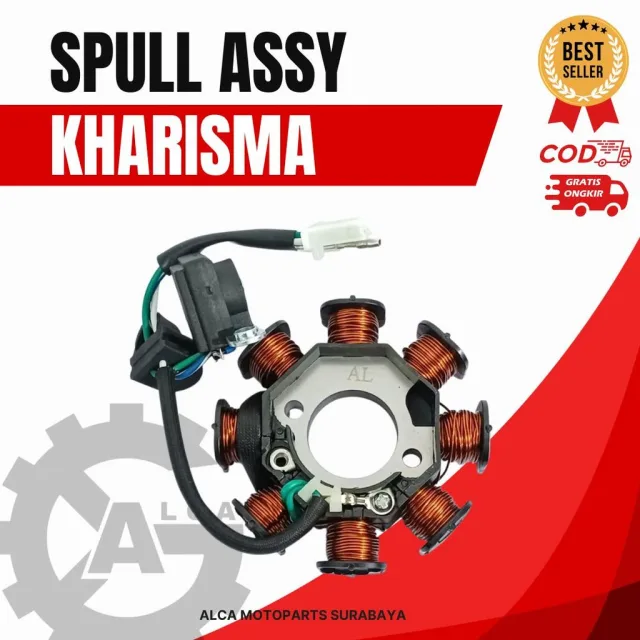 SPULL SPUL STATOR ASSY TEMBAGA SUPRA X 125 KARBU KHARISMA