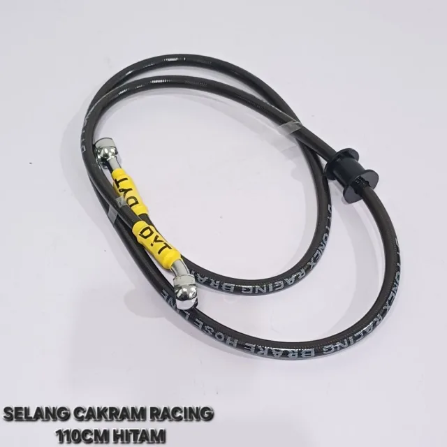 TALI KABEL SELANG REM CAKRAM RACING VARIASI 110 CM 110CM RACING HITAM