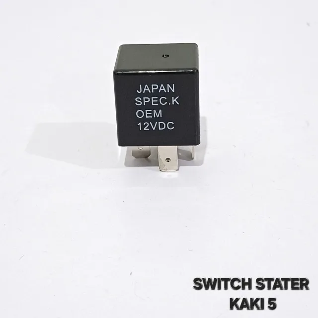 RELAY SWITCH STATER STARTER KAKI 5 KAKI BESAR 12V VARIO 150 NEW LED K59
