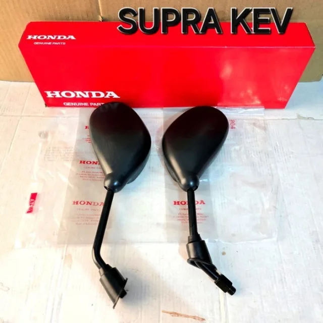 SPION MOTOR SUPRA X LAMA KACA CEMBUNG 1 SET KIRI KANAN SEPASANG KEV