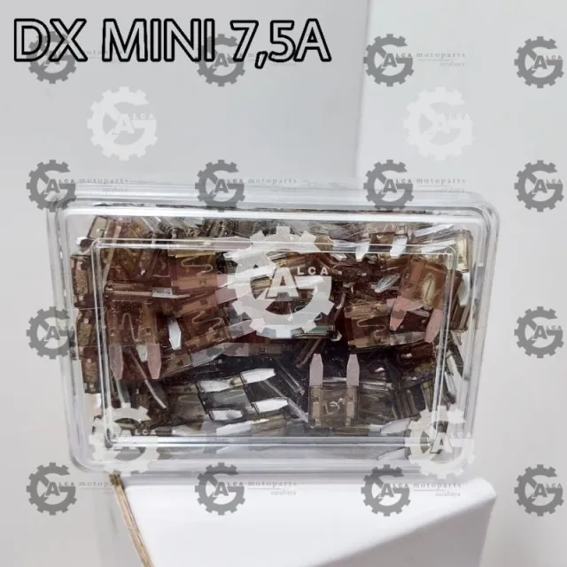HRG PER 200 BIJI FUSE SEKRING TANCAP DX MINI KECIL 5A 7,5A 10A 15A 20A 25A 30A HARGA UNTUK 200 PCS PER box
