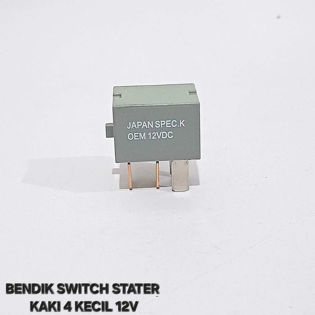 BENDIK RELAY SWITCH STATER STARTER BIRU KAKI 4 KAKI KECIL 12V DENSO