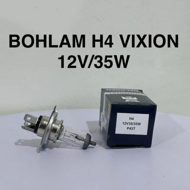 HRG PER 3 BIJI BOHLAM DOP H4 VIXION BYSON R15 VERSA PULSAR 12V35W