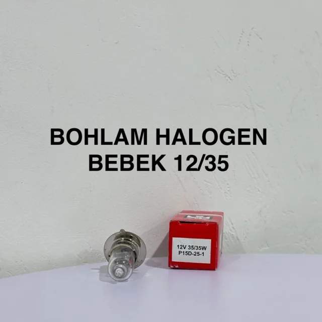 HRG PER 5 BIJI LAMPU DOP BOHLAM BOLAM HALOGEN 12V 35W TERMURAH BEBEK MATIC MATIK