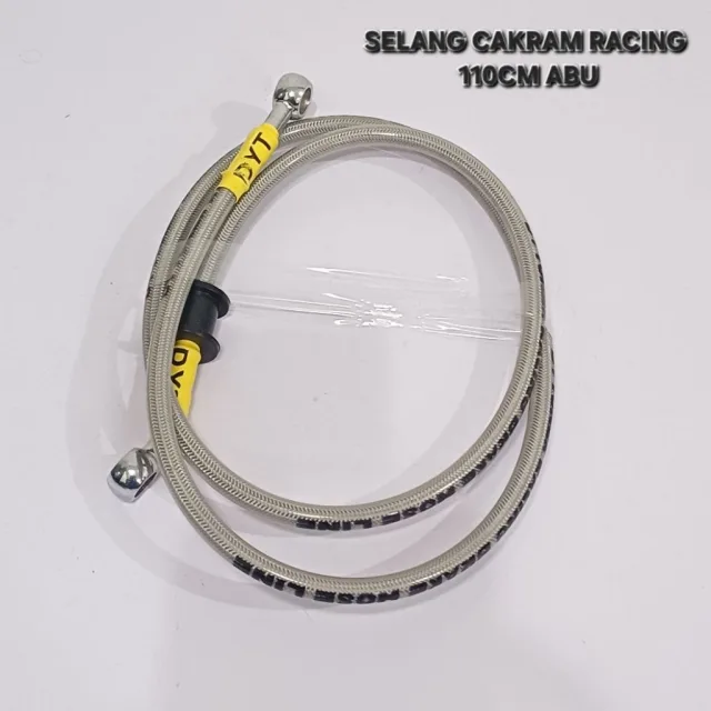 TALI KABEL SELANG REM CAKRAM RACING VARIASI 110 CM 110CM RACING ABU ABU