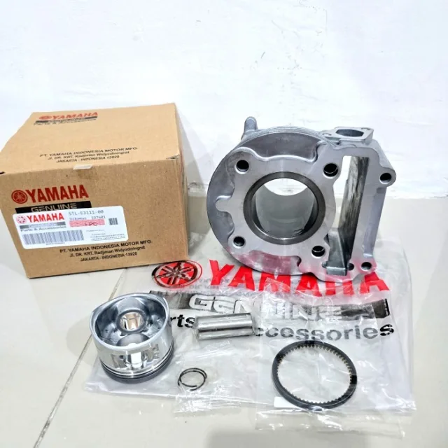 CYLINDER SILINDER BLOK SEHER SET PISTON KIT MIO KARBU LAMA STD 5TL J1L-2-01