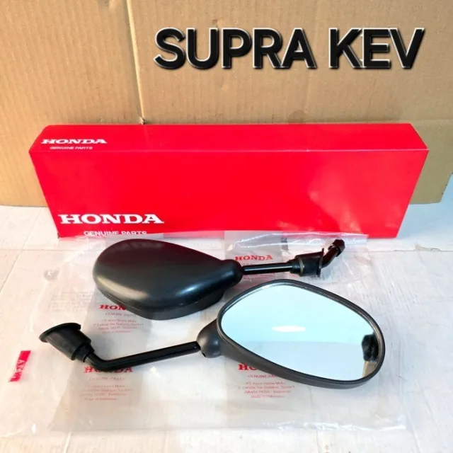 SPION MOTOR SUPRA X LAMA KACA CEMBUNG 1 SET KIRI KANAN SEPASANG KEV