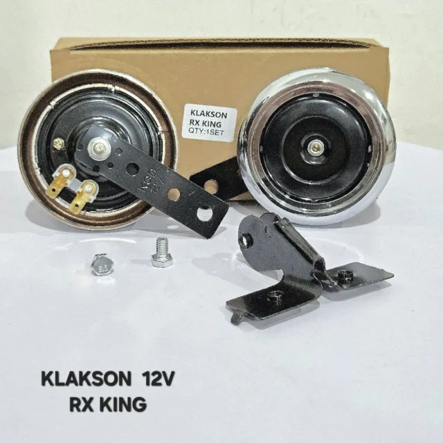 KLAKSON KLASON HORN 12V RX KING RXKING NEW 1 SET KIRI KANAN