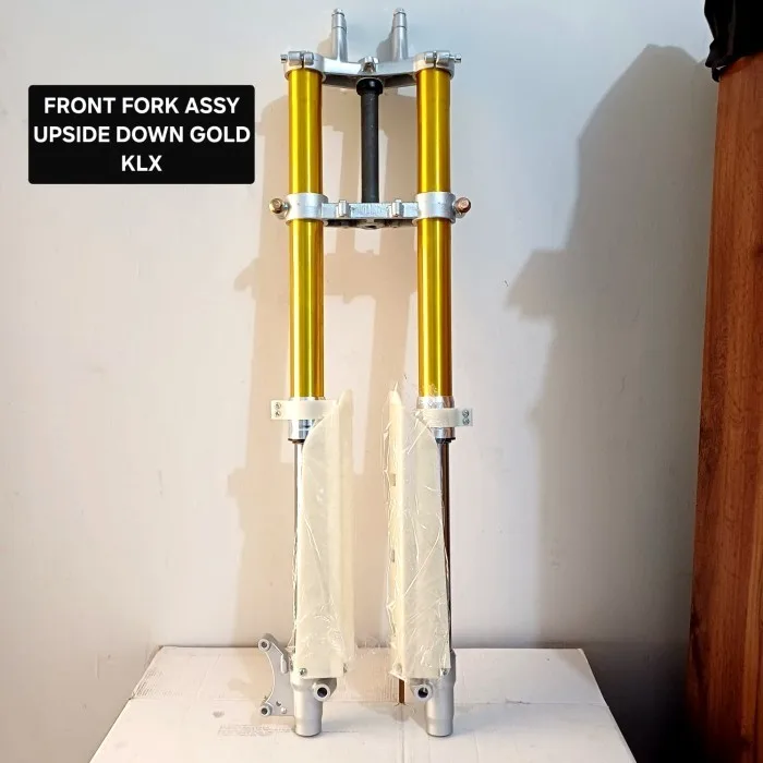 GOLD USD UP SIDE DOWN KLX 150 KLX150 TRAIL CROSS GOLD EMAS