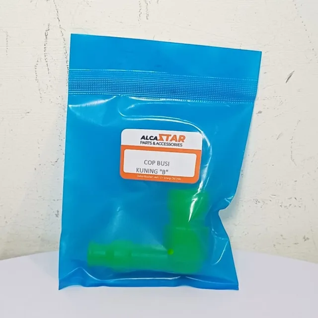 PER 2 BIJI B COP TUTUP CANGKLONG BUSI WARNA KUNING PER 2 PCS GRADE B