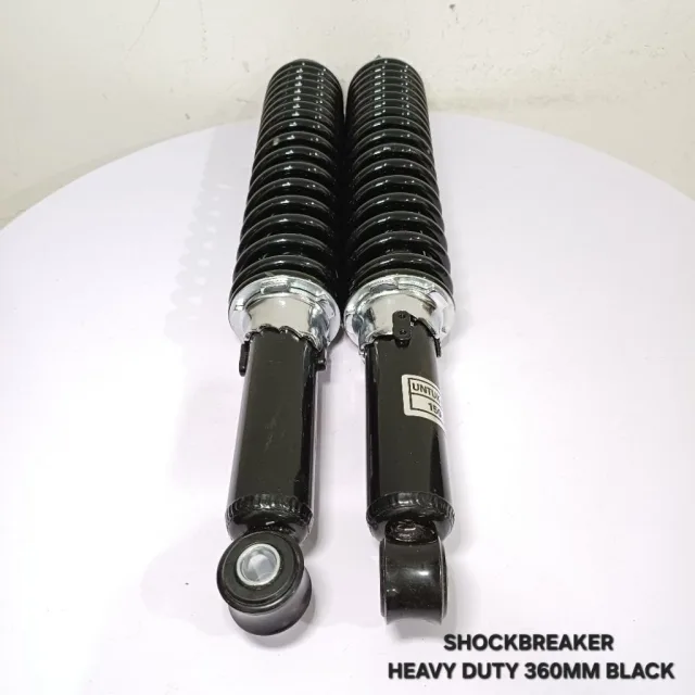 SKOK SHOCKBREAKER SHOCK BREAKER BELAKANG HEAVY DUTY 360 MM 360MM HEAVY DUTY BLACK HITAM