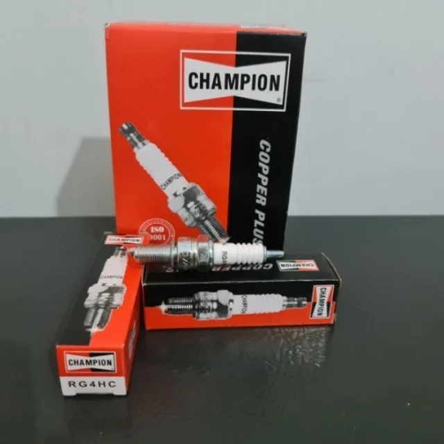 ISI 10 PC BUSI CHAMPION RG4HC KHARISMA SUPRA X 125 KEPALA PUTIH J1L-1-04