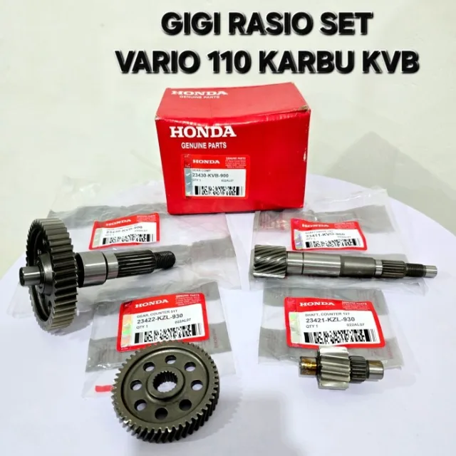 GIGI RASIO GARDAN SET VARIO 110 KARBU LAMA BEAT FI STATER KASAR KVB KZL J1L-1-13
