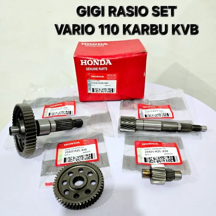 GIGI RASIO GARDAN SET VARIO 110 KARBU LAMA BEAT FI STATER KASAR KVB KZL J1L-1-13